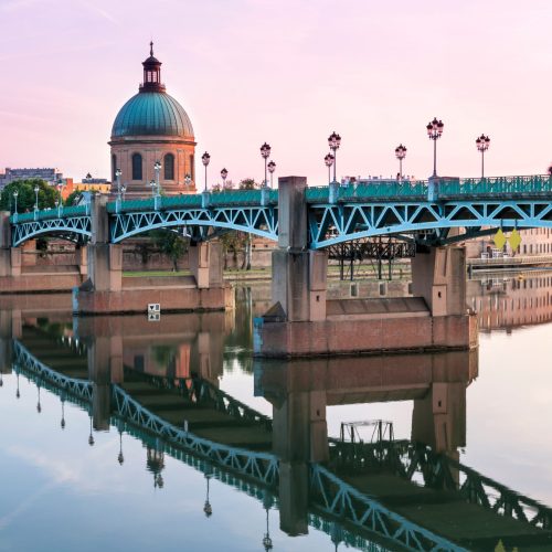 Toulouse at sunset